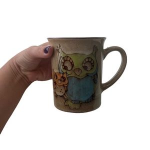 Pier One Imports Owl Buddy Mug 16 oz